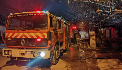 incendio san martín mujer quemaduras