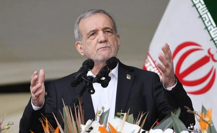 El presidente de Irán, Masoud Pezeshkian.