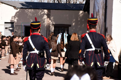 Granaderos a Caballo recorren escuelas e instituciones de San Rafael durante la Semana Sanmartiniana. Conocé la agenda de actividades hasta el lunes.