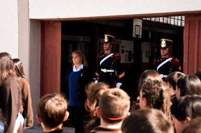 Granaderos a Caballo recorren escuelas e instituciones de San Rafael durante la Semana Sanmartiniana. Conocé la agenda de actividades hasta el lunes.