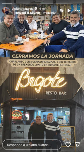 Ulpiano Suarez volvió a mostrarse junto a Germán Pérez, exprecandidato a intendente de Las Heras por Cambia Mendoza, en una nueva señal rumbo a 2027.