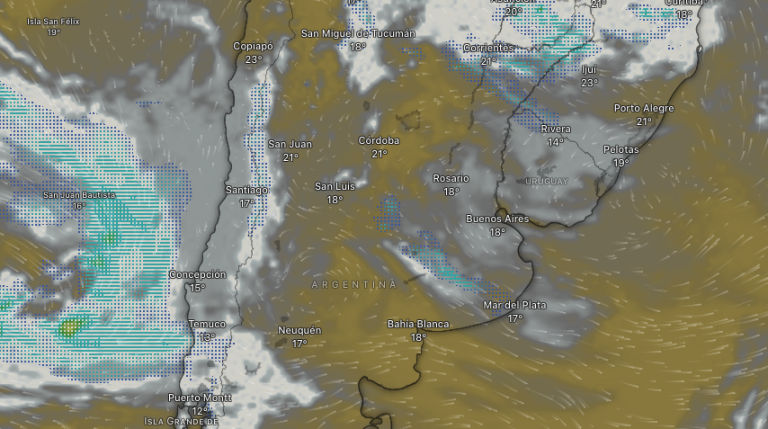 pronóstico Mendoza, río atmosférico, nieve en Mendoza, lluvias en Mendoza, clima Mendoza, alta montaña, tormentas, tiempo en Mendoza