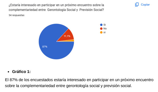 Apoyan la complementación entre la gerontología y la previsión social