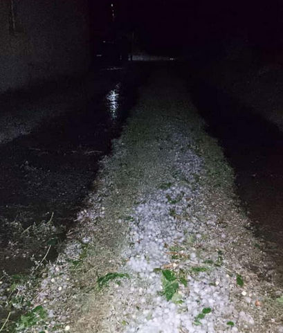 El granizo causó daños en el Este y el Valle de Uco de Mendoza