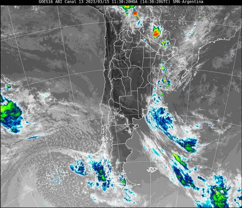 Anuncian probabilidad de tormentas con granizo en Mendoza