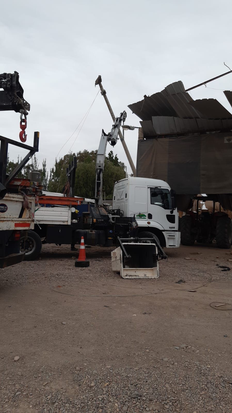 El fortísimo viento castigó duro a la comunidad de Tres Porteñas