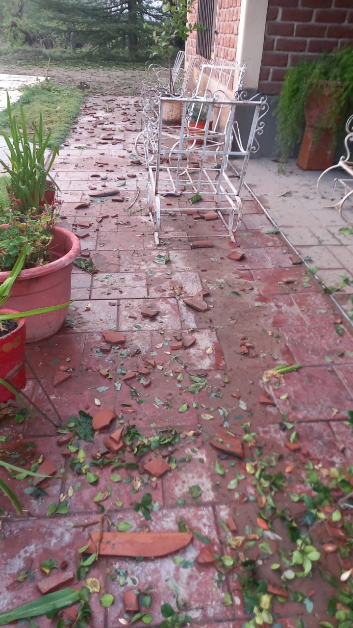 En San Martín la tormenta afectó a 300 hectáreas y casas anegadas