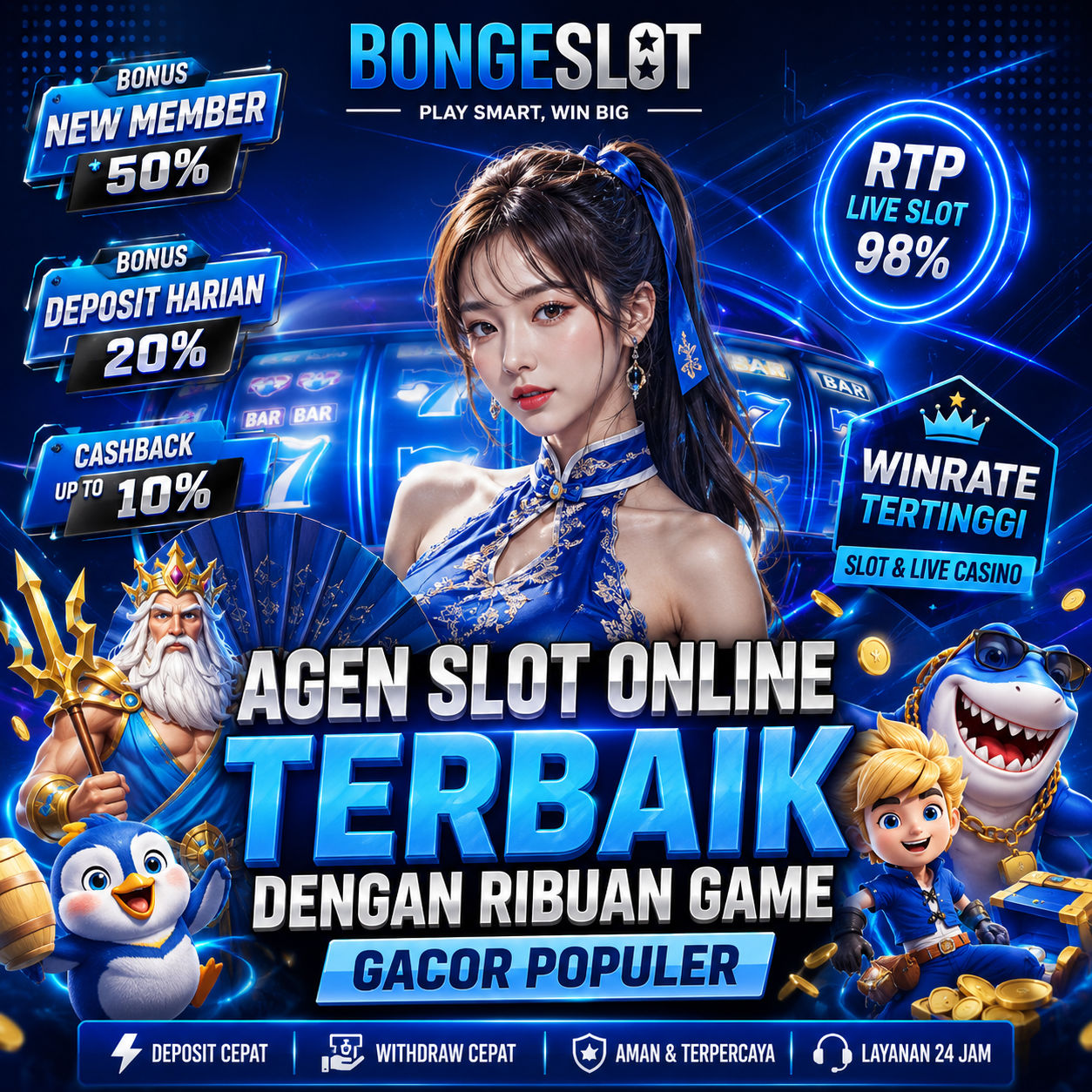 BONGESLOT > Agen Slot Online Terbaik dengan Ribuan Game Gacor Populer