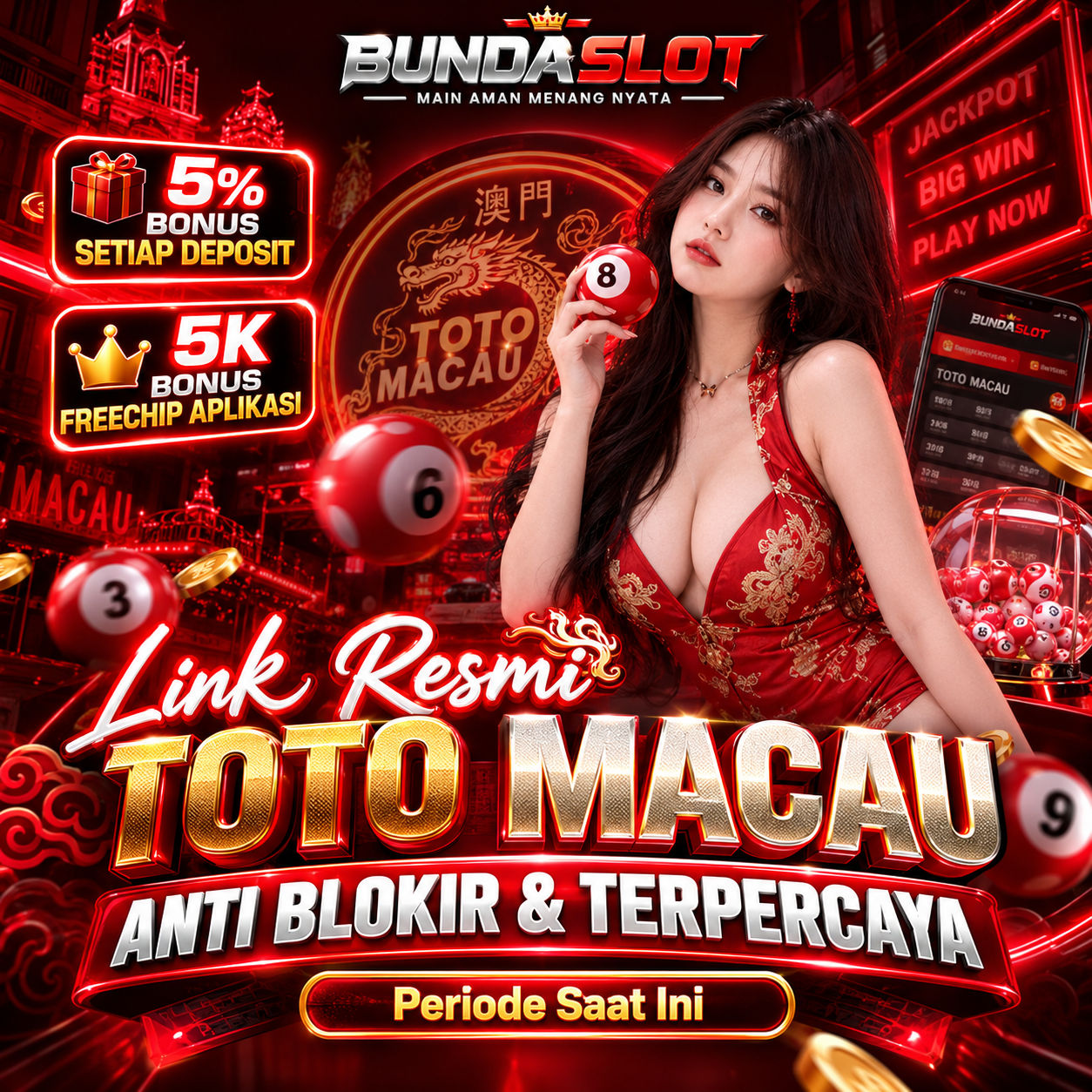 BUNDASLOT: Link Resmi Toto Macau Anti Blokir & Terpercaya Periode Saat Ini