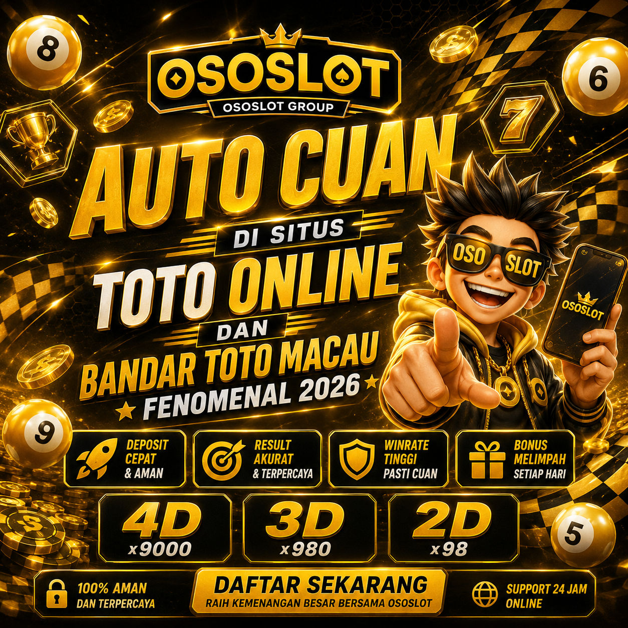 OSOSLOT | Link Daftar Dan Login Bandar Toto Macau Resmi 2026 by Hey siriusly