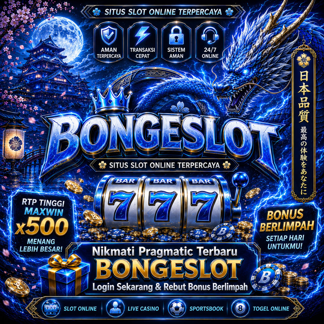 BONGESLOT: Nikmati Pragmatic Terbaru BONGESLOT Login Sekarang & Rebut Bonus Berlimpah