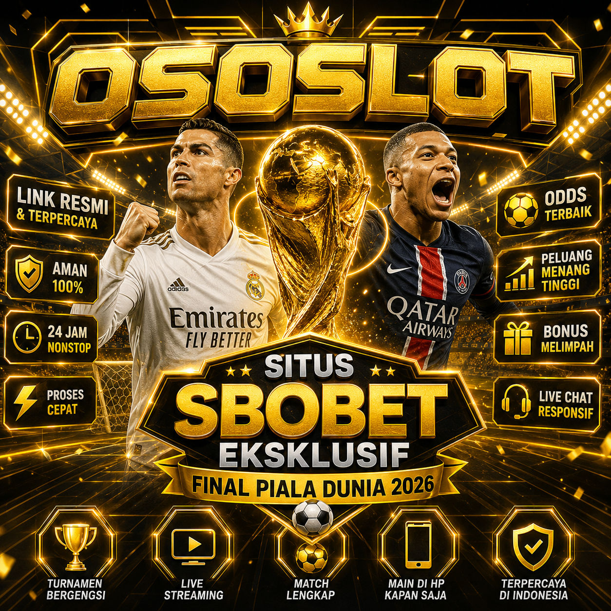 OSOSLOT | Situs Judi Bola Sbobet Mix Parlay Eksklusif Final Piala Dunia 2026