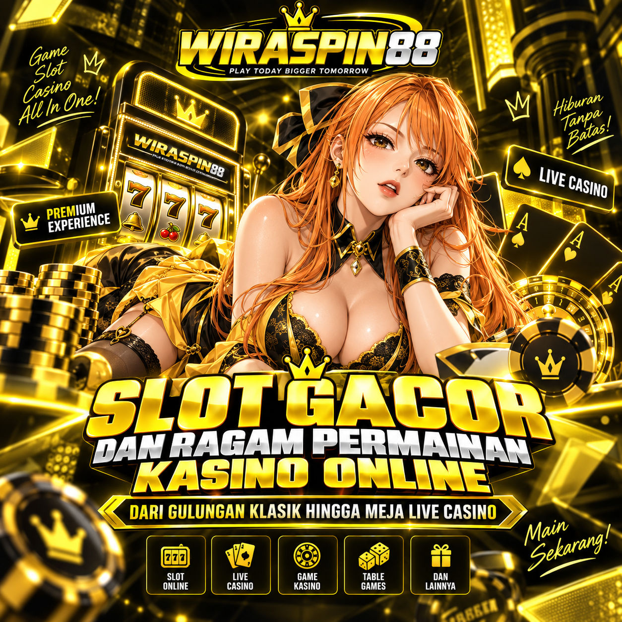 WIRASPIN88 — Slot Gacor dan Ragam Permainan Kasino Online dari Gulungan Klasik hingga Meja Live Casino by Hey siriusly