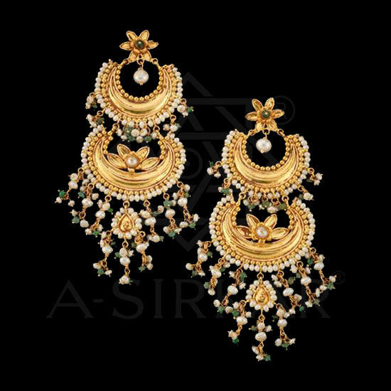 A-Sirkar Earrings  Bespoke Bengal Jewellery