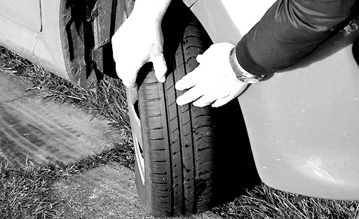 check your tyres for damage