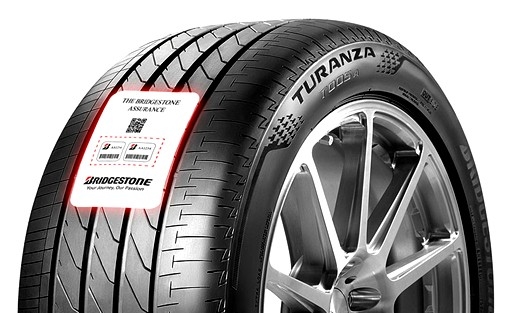 Newly purchased tyre from Bridgestone