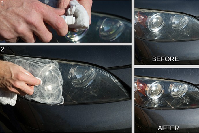 Headlight Hack: Use Tooth Paste