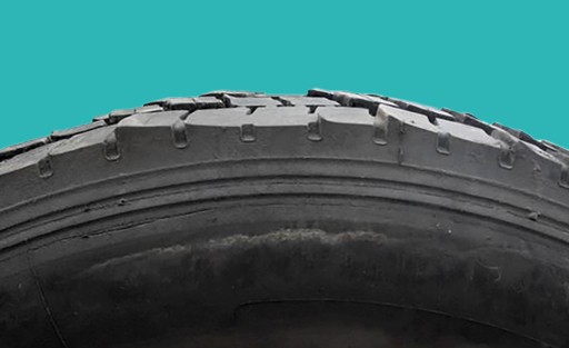 Toe Wear on a Damaged Tyre | Tyroola