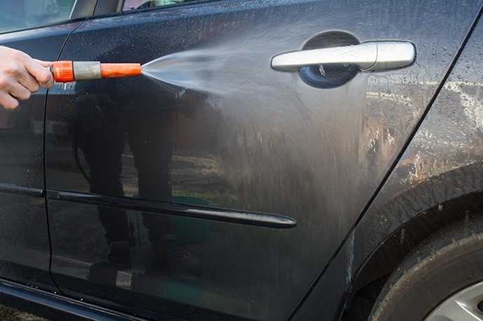 Rinsing The Car Like a Professional