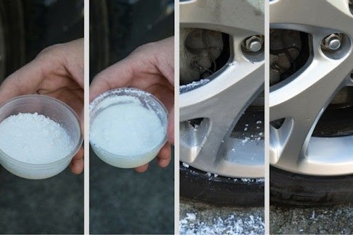 Clean wheels with mild cleaning powder | Tyroola