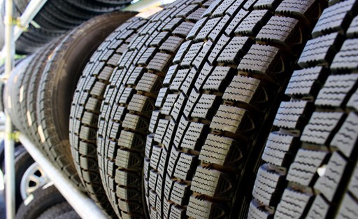 unused tyres in storage