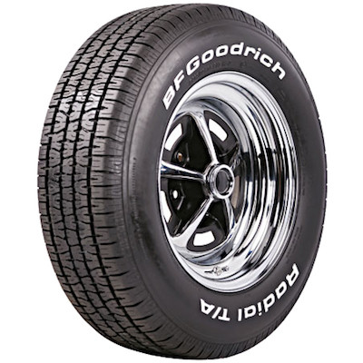 Tyre BF GOODRICH RADIAL T/A RWL RAISED WHITE LETTERS 205/60R15 90S