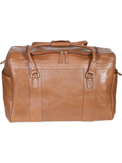 Oversize Leather Duffel Bag, Front
