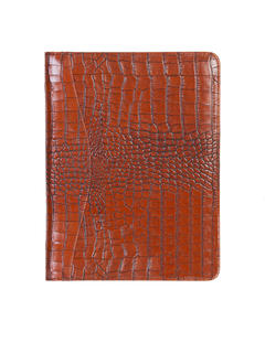 Leather Letter-Size Pad, Front
