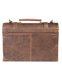 81St Aero Squadron Lambskin Satchel Brief, Back