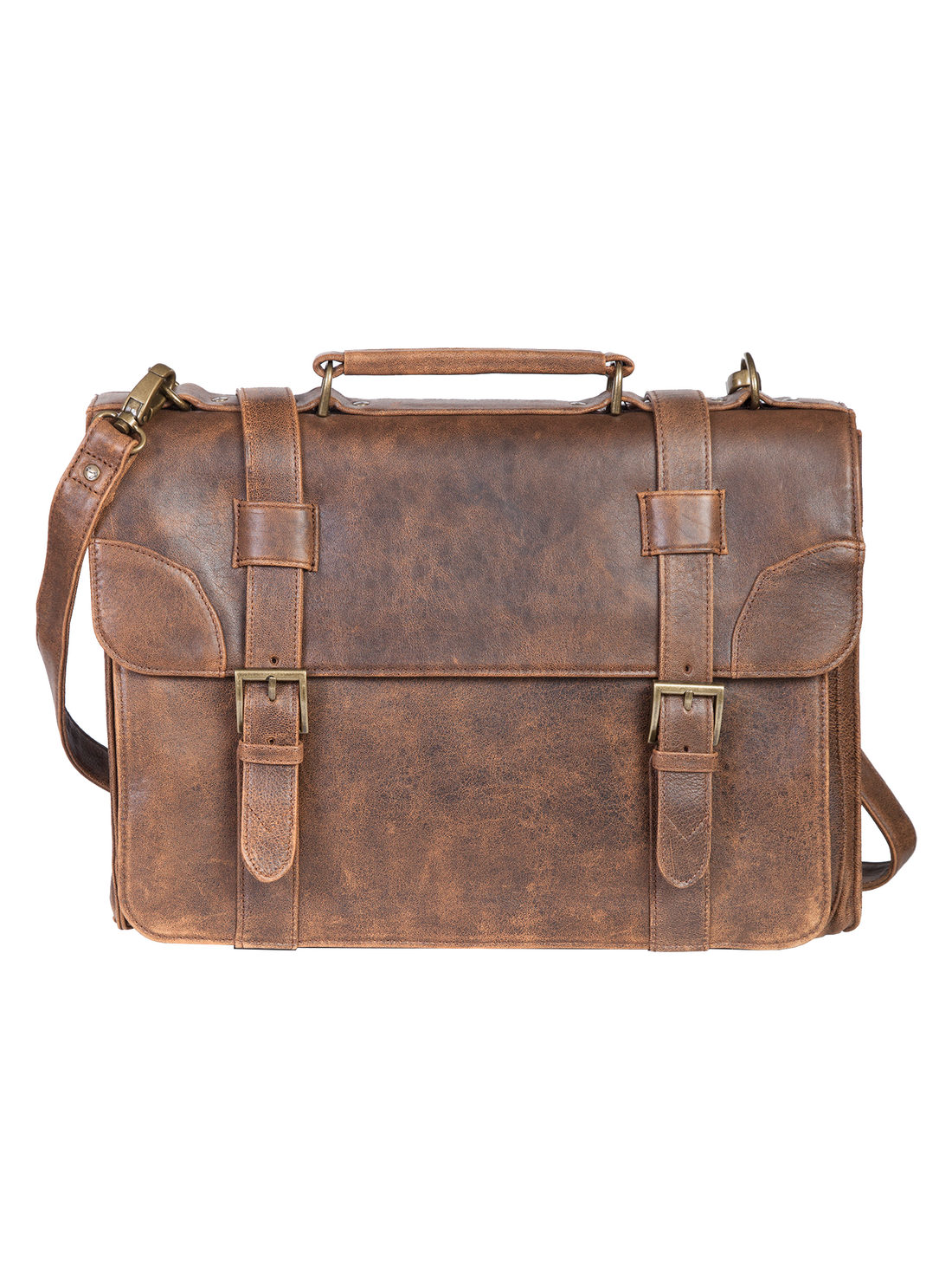 81St Aero Squadron Lambskin Satchel Brief, Aerosquadron Collection