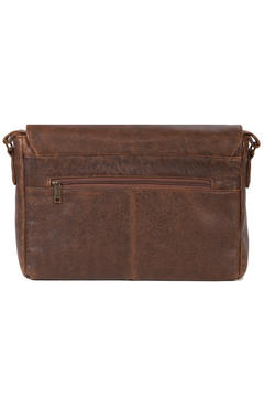 81St Aero Squadron Leather Messenger Brief, Back