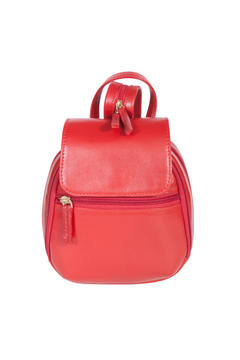 Mini Leather Backpack, Front
