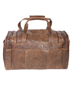81St Aero Squadron Leather Duffel Bag, Back