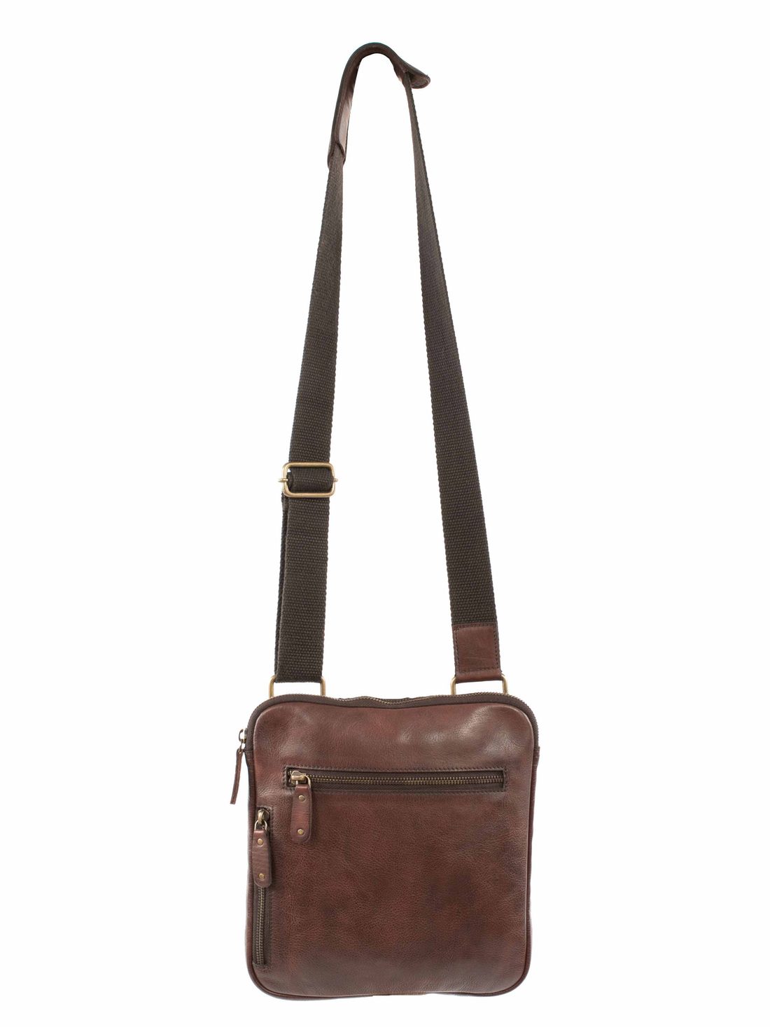 Leather Shoulder Tote, Goat Washed