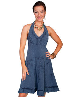 Cotton Halter Dress, Front