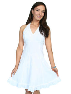 Cotton Halter Dress, Front