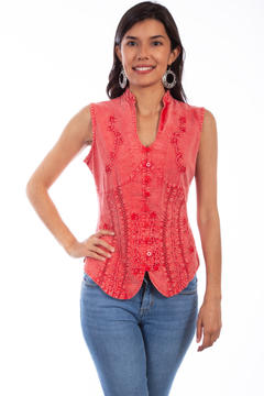Cotton Sleeveless Blouse, Front