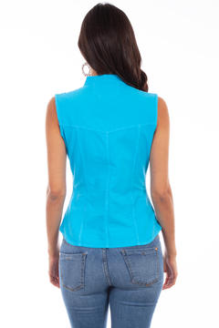 Cotton Sleeveless Blouse, Back