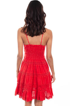 Cotton Short Dress, Back