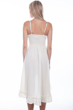 Vintage-Inspired Hi/Lo Dress, Back
