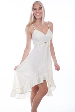 Vintage-Inspired Hi/Lo Dress, Front