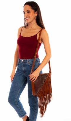 Western Leather Handbag, Front