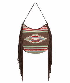 Fringe Woven Handbag, Front