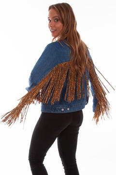 Fringe Denim Jacket, Back