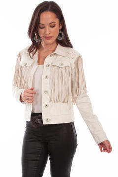 Fringe Jean Jacket, Front