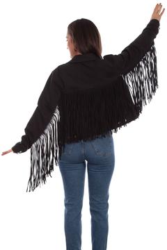 Fringe Denim Jacket, Back