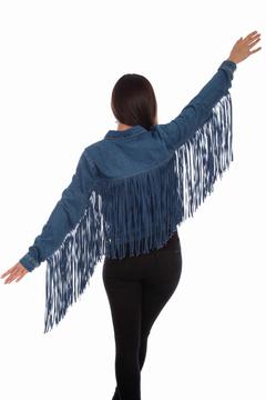 Fringe Denim Jacket, Back