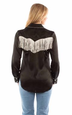 Retro Western Style Blouse Comes, Back