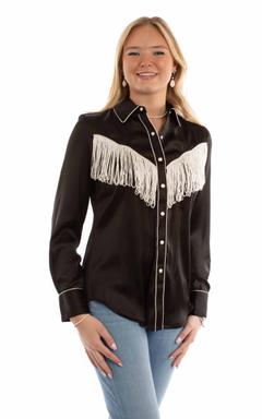 Retro Western Style Blouse Comes, Front