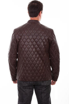 Diamond Quilted Jacket, Back
